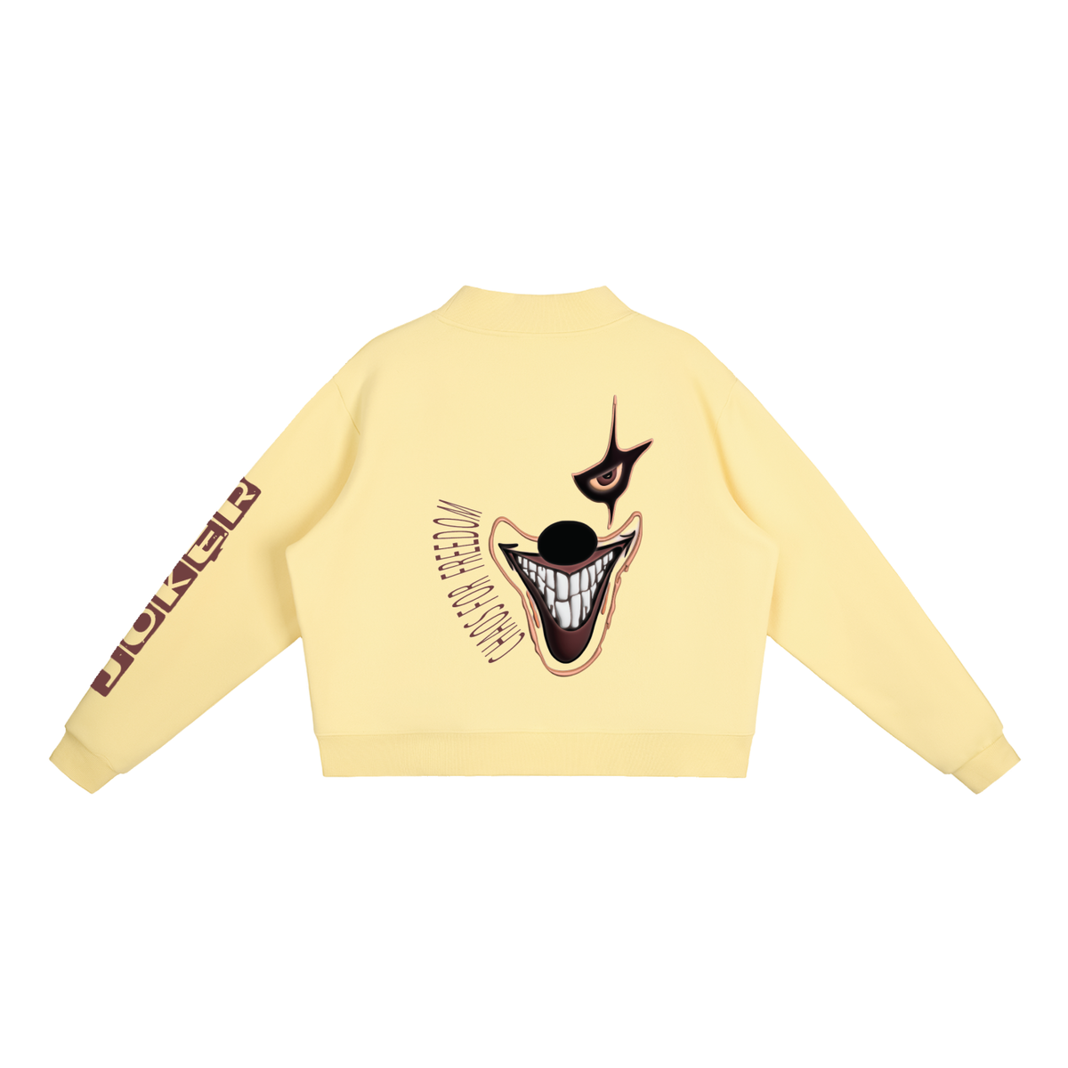 Women's Essential Fleece Mock-Neck Crew Sweatshirt